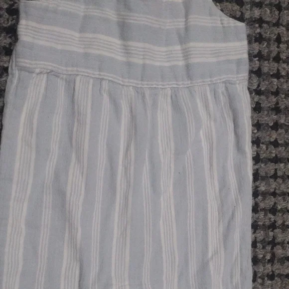 Chic Striped White Kids Romper - Picture 3 of 8
